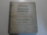 1988 MerCruiser # 10 Marine Engines GM 4 Cylinder Service Manual BINDER DAMAGED