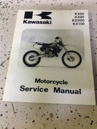 1988 1990 94 1997 2000 2001 KAWASAKI KX60 KX80 KDX80 KDX100 Service Shop Manual