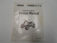 1987 Yamaha YFM80N S T U Service Repair Shop Manual WORN FACTORY OEM BOOK 87