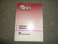 1987 Saab 900 0 News M Service Repair Shop Manual FACTORY OEM BOOK 87 DEAL x