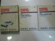 1987 Nissan Sentra Service Repair Shop Manual SET Factory OEM Books USED 87