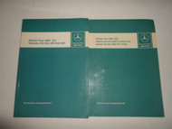 1987 MERCEDES 124 107 126 201 300TD Introduction into Service Manual 2 VOL SET