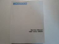 1987 Honda CIVIC CRX Repair Service Shop Manual FACTORY DEALERSHIP BRAND NEW
