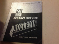 1950 GM Buick Cadillac Chevrolet Pontiac Bulletins Manual OEM RARE JAN 31TH