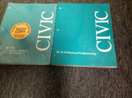 1998 HONDA CIVIC GX Service Shop Repair Workshop Manual Supplemen Set OEM W EWD