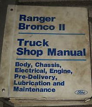 1986 Ford Ranger Bronco II Truck Service Shop Repair Workshop Manual BRAND NEW