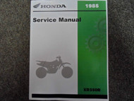 1985 Honda XR350R XR 350R Service Shop Repair Workshop Manual FACTORY NEW 1985