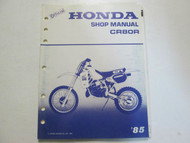 1985 Honda CR80R Service Shop Repair Manual FACTORY OEM BOOK USED 85