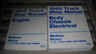 1985 Ford F&B 700 800 900 Medium & Heavy Truck Service Shop Repair Manual Set