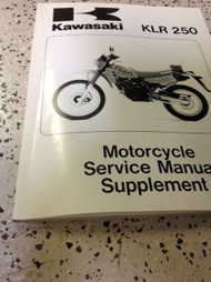 1985 1989 1995 1997 KAWASAKI KL250 KL 250 MOTORCYCLE Service Repair Shop Manual