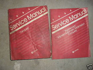 1984 Chrysler Conquest Service Repair Shop Manual Set W SUPPLEMENT BOOK OEM