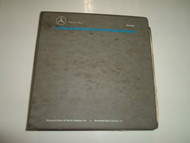 1983-1986 Mercedes Benz 107 126 TurboDiesel Electrical Troubleshooting Manual