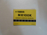 1983 Yamaha MX100K Owners Service Repair Manual FACTORY OEM BOOK 83 DEALERSHIP