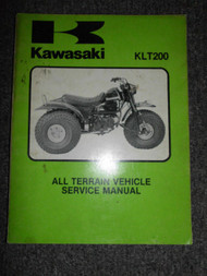 1983 Kawasaki KLT200 ATV Service Repair Shop Manual OEM FACTORY X 83 BOOK