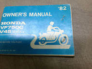 1982 HONDA VF750C V45 MAGNA Owners Manual OEM FACTORY ORIGINAL RARE HONDA x