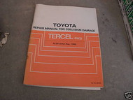 1982 1983 1984 Toyota Tercel 4WD Repair Service Manual for Collision Damage OEM