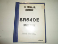 1981 Yamaha Snowmobile SR540E Service Repair Shop Manual BINDER FACTORY OEM 81