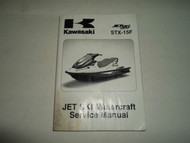 2004 2005 2006 2008 2009 Kawasaki STX-15F Jet Ski Watercraft Service Manual NEW
