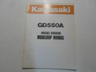 1980s 90s Kawasaki GD550A Portable Generator Workshop Manual FACTORY OEM DEAL