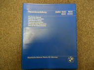1980s 90s 00s BMW 1500 1600 1800 2000 Workshop Service Repair Manual FACTORY