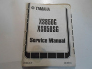 1980 Yamaha XS850G XS850SG Service Repair Shop Manual FACTORY OEM 80 STAINED