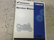 1980 1981 1982 HONDA CR80R CR 80R Service Shop Repair Manual FACTORY NEW