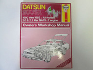 1980 1981 1982 1983 DATSUN 200SX 2.0 2.2 NAPS-Z Service Workshop Manual Haynes