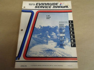 1979 Evinrude Service Shop Repair Workshop Manual 2 HP 2902 OEM Boat x