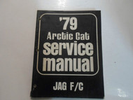 1979 Arctic Cat Jag F/C F C Service Repair Shop Manual FACTORY OEM 79 DEAL WORN