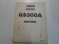 1978 Yamaha Snowmobile GS300A Service Repair Shop Manual FACTORY OEM BOOK 78