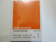 1977 1978 Harley Davidson Electra Super Glide Service Repair Shop Manual OEM x