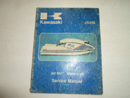 1977 1978 1980 1981 Kawasaki JS440 Watercraft Service Manual WATER DAMAGED