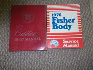 1976 Cadillac FLEETWOOD Service Shop Repair Manual SET FACTORY 76 Dealership X