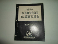 1976 Arctic Cat Pantera Service Repair Shop Manual FACTORY OEM BOOK 78