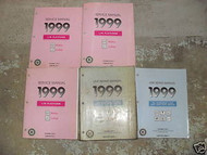1999 OLDSMOBILE CUTLASS CHEVY MALIBU Service Shop Repair Manual Set W UNIT BOOK