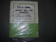 1974 GMC Truck Jimmy Suburban Shop Service Repair Manual FACTORY OEM