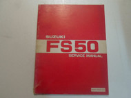 1981 Suzuki FS50X Supplementary Service Shop Manual FACTORY OEM BOOK 81 DEAL