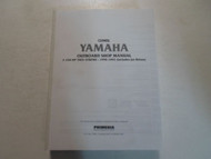 1990 91 92 93 94 1995 YAMAHA 2-250 HP 2 Stroke Service Shop Manual MISSING COVER