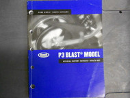 2006 Buell P3 P 3 Blast Parts Catalog Manual BOOK FACTORY NEW