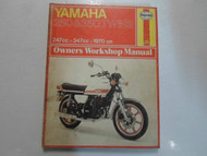 1970 -1976 Haynes Yamaha 250 350 Twins Service Repair Shop Manual 247cc 347cc
