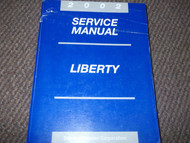 2002 JEEP LIBERTY Service Shop Repair Manual OEM DEALERSHIP BOOKS HUGE 02