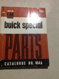 1964 1965 BUICK SPECIAL Parts Catalog Catalogue Manual OEM Book CDN RARE NO 654A