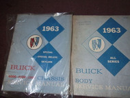 1963 Buick Special & Special Deluxe Skylark Service Shop Repair Manual Set OEM
