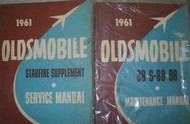1961 Oldsmobile 88 S-88 S88 98 Service Repair Shop Manual SET W SUPPLEMENT NEW