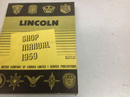 1959 Lincoln Models Continental Mark IIII 4 Service Shop Repair Workshop Manual