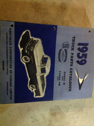 1959 Dodge Truck M FM Series Parts Catalog Catalogue Manual CDN OEM