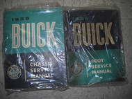 1959 Buick ELECTRA INVICTA LESABRE Shop Repair Service Manual Set FACTORY 59