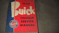 1958 GM Buick All Series Service Shop Repair Manual OEM FACTORY Engine Chassis