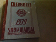 1939 CHEVY Chevrolet CARS CAR & TRUCKS Service Repair Shop Manual REPRINT NEW x