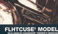 2010 Harley Davidson FLHTCUSE5 FLHTCUSE Owners Owner's Operators Manual New